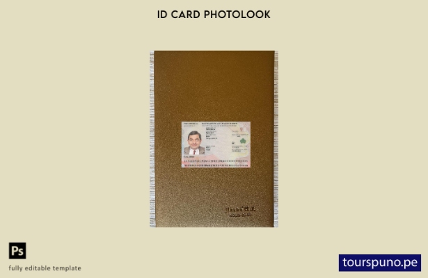 listo para imprimir tarjeta de identificación checa presente plantilla frontal d